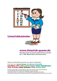 Limerick-Kalender der Autoren